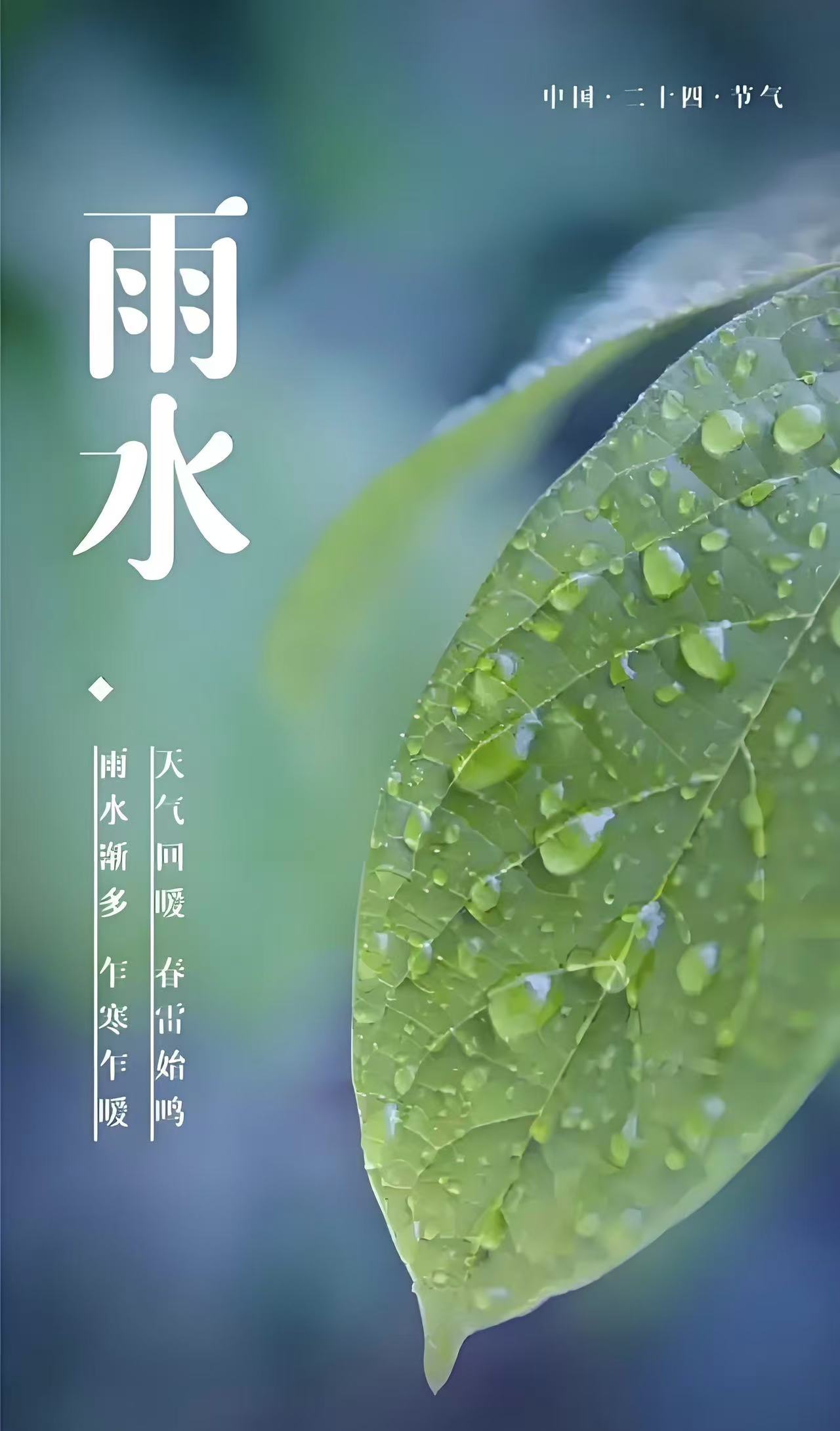 今日雨水 | 好雨知時節(jié)，當(dāng)春乃發(fā)生